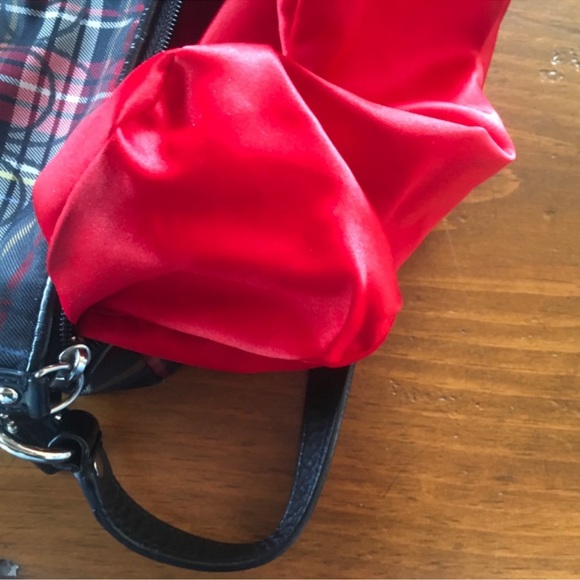 Coach Signature Sparkle Tartan Plaid Bag - Picture 11 of 11